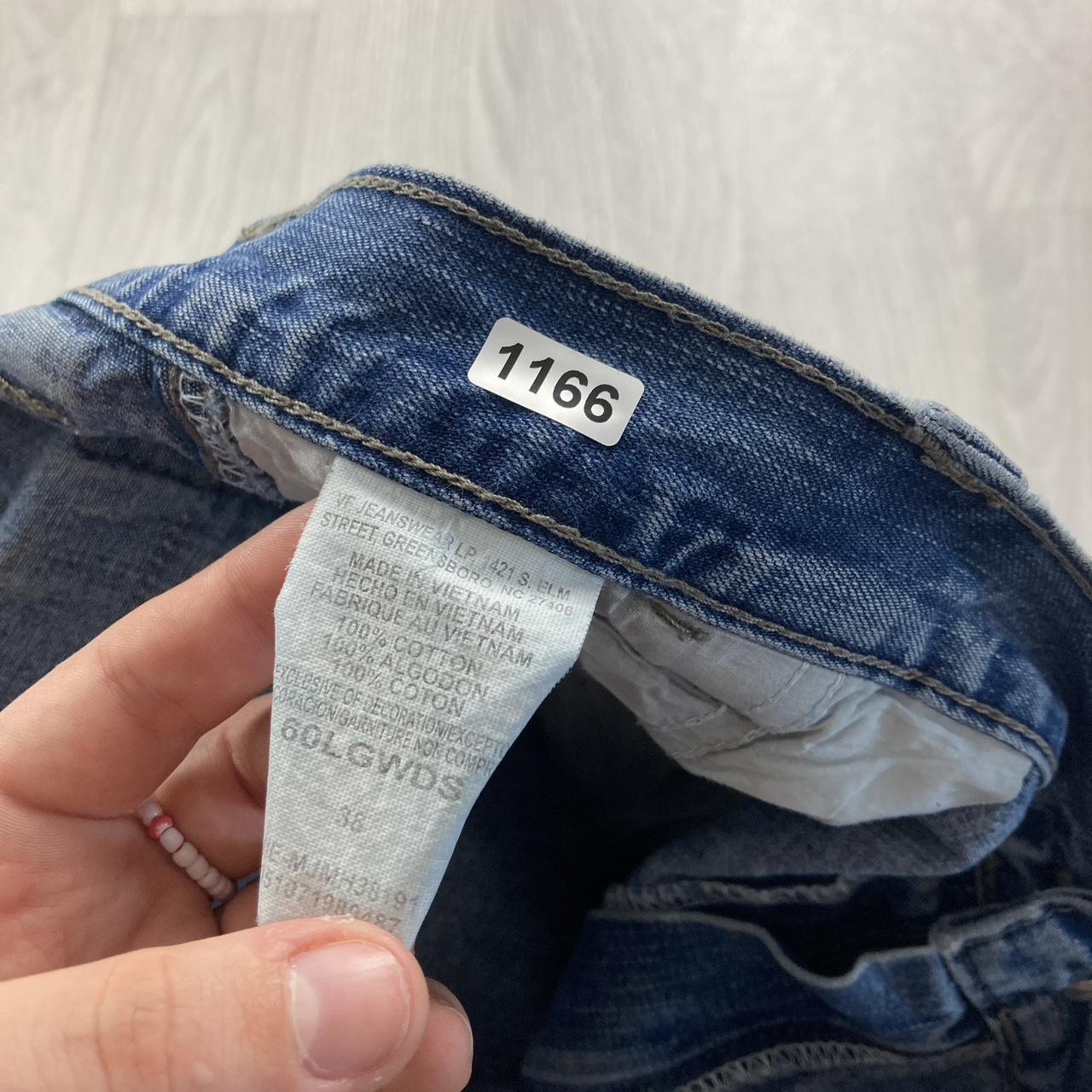VINTAGE WRANGLER BAGGY CARPENTER JORTS BLUE (38w)