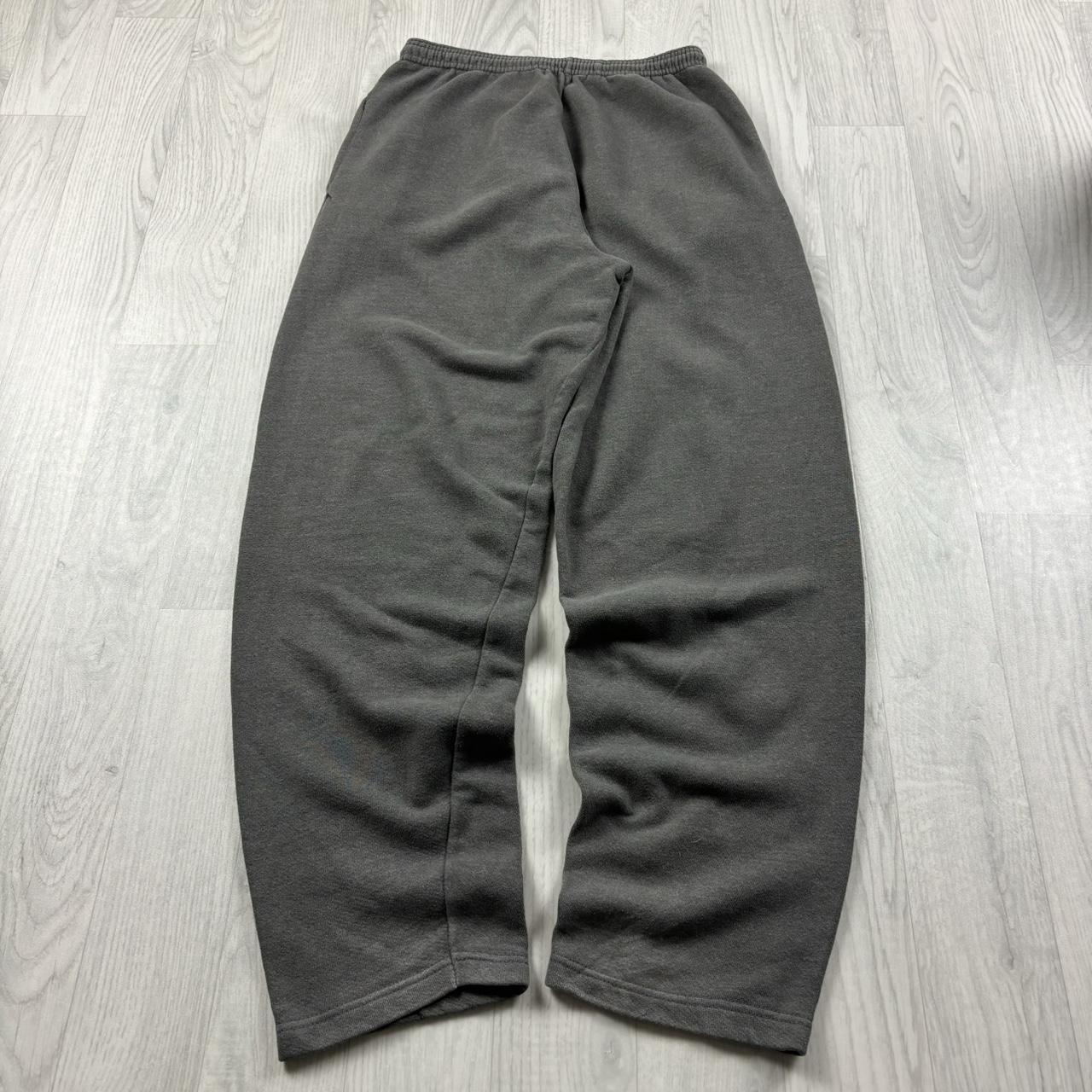 VINTAGE Y2K NIKE BAGGY COTTON SWEATPANTS CHARCOAL GREY