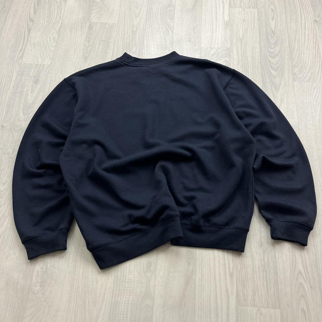 VINTAGE Y2K REEBOK SMALL LOGO BOXY SWEATSHIRT NAVY