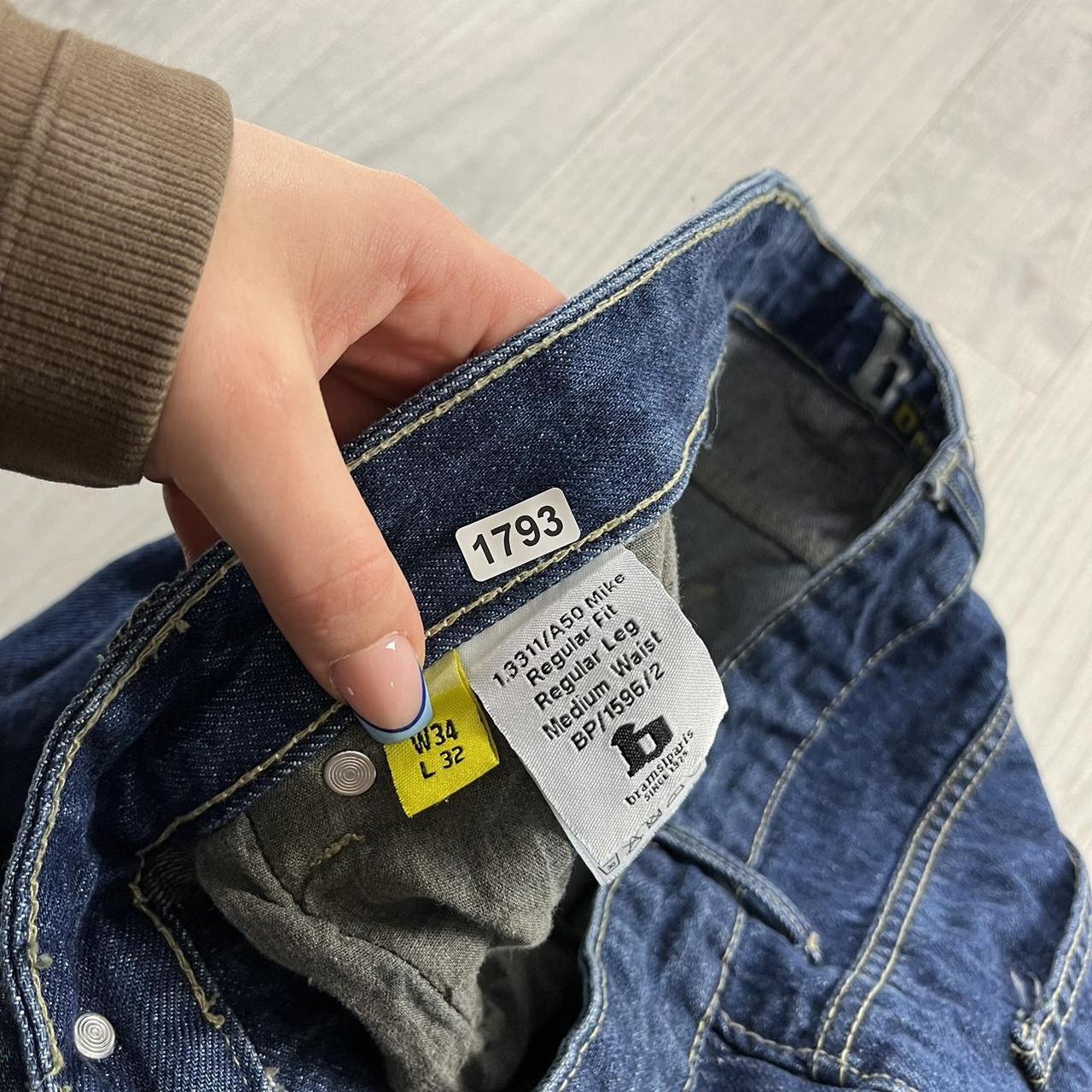 VINTAGE BRAMS BAGGY CARPENTER JEANS BLUE