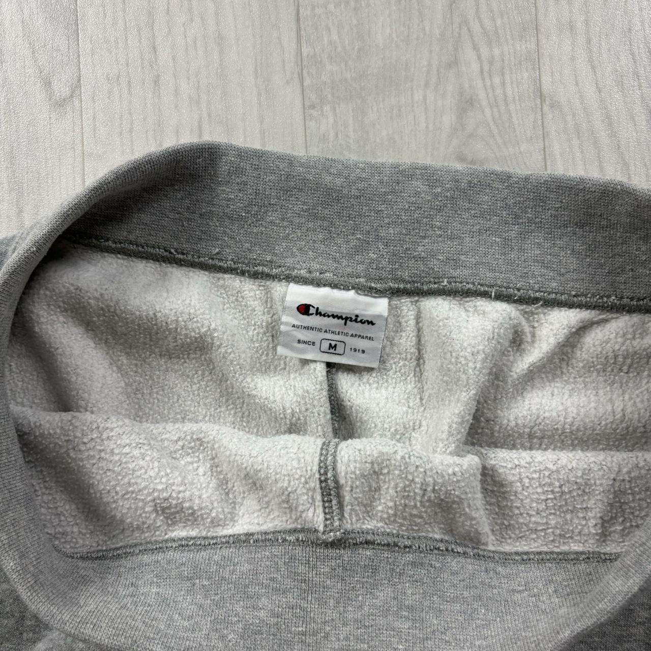 VINTAGE 00s CHAMPION LOW RISE COTTON SWEATPANTS GREY