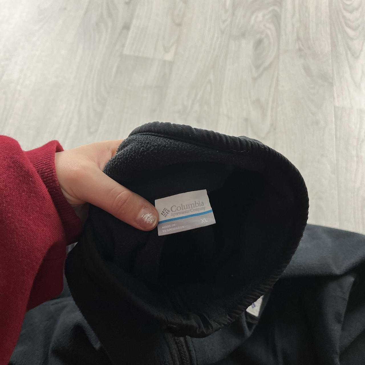 VINTAGE Y2K COLUMBIA ZIP UP FLEECE BLACK