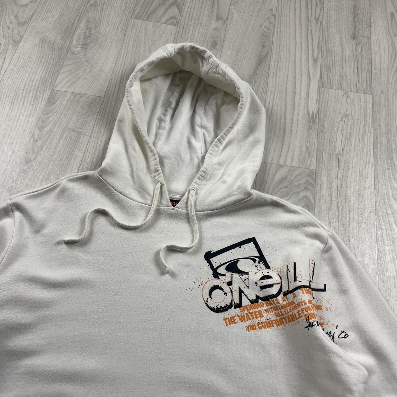 VINTAGE Y2K O’NEILL GRAPHIC HOODIE WHITE