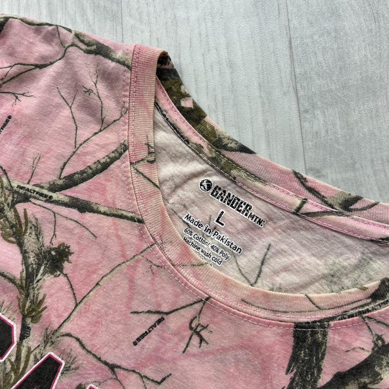 VINTAGE Y2K REALTREE T SHIRT CAMO PINK