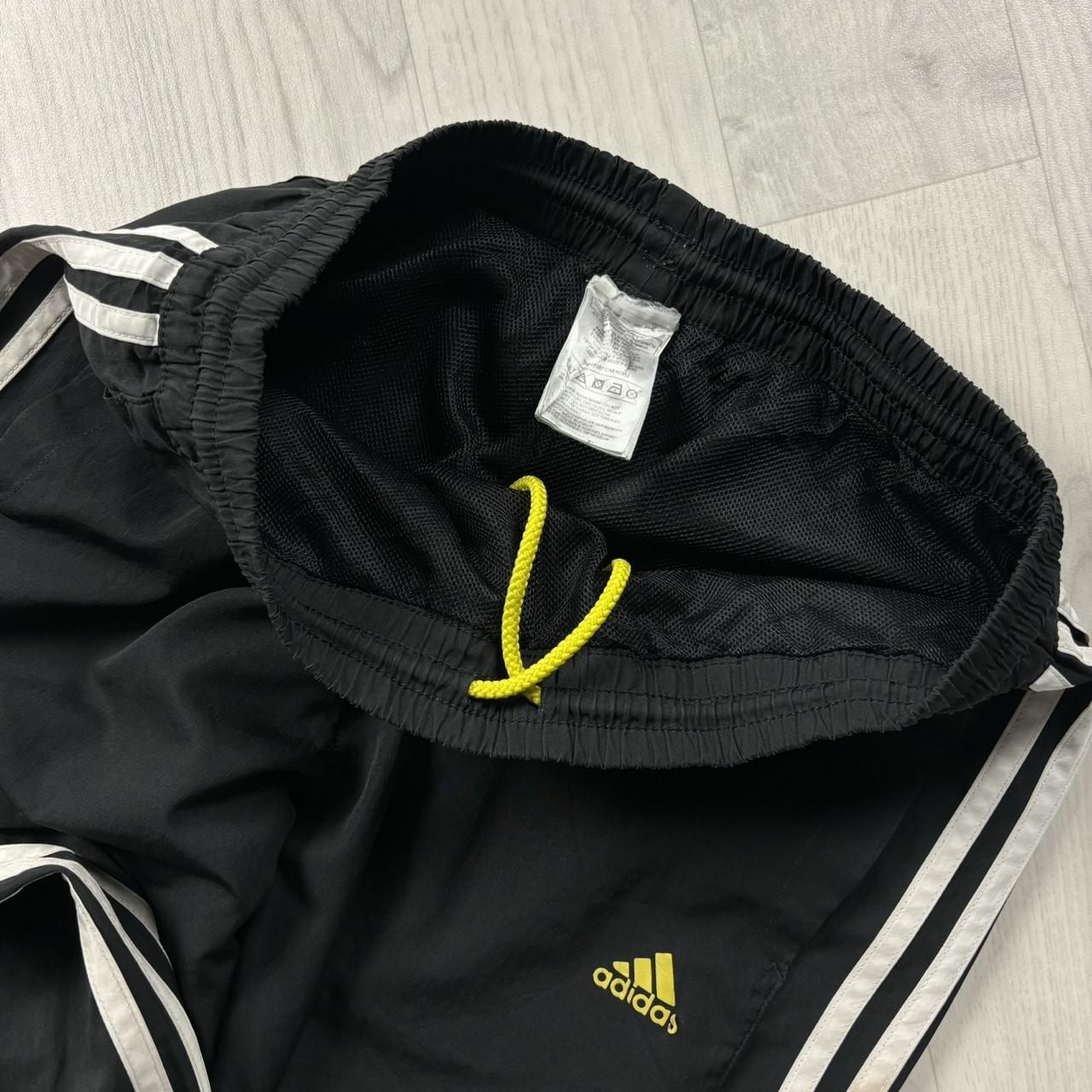 VINTAGE Y2K ADIDAS BAGGY TRACKSUIT BOTTOMS BLACK