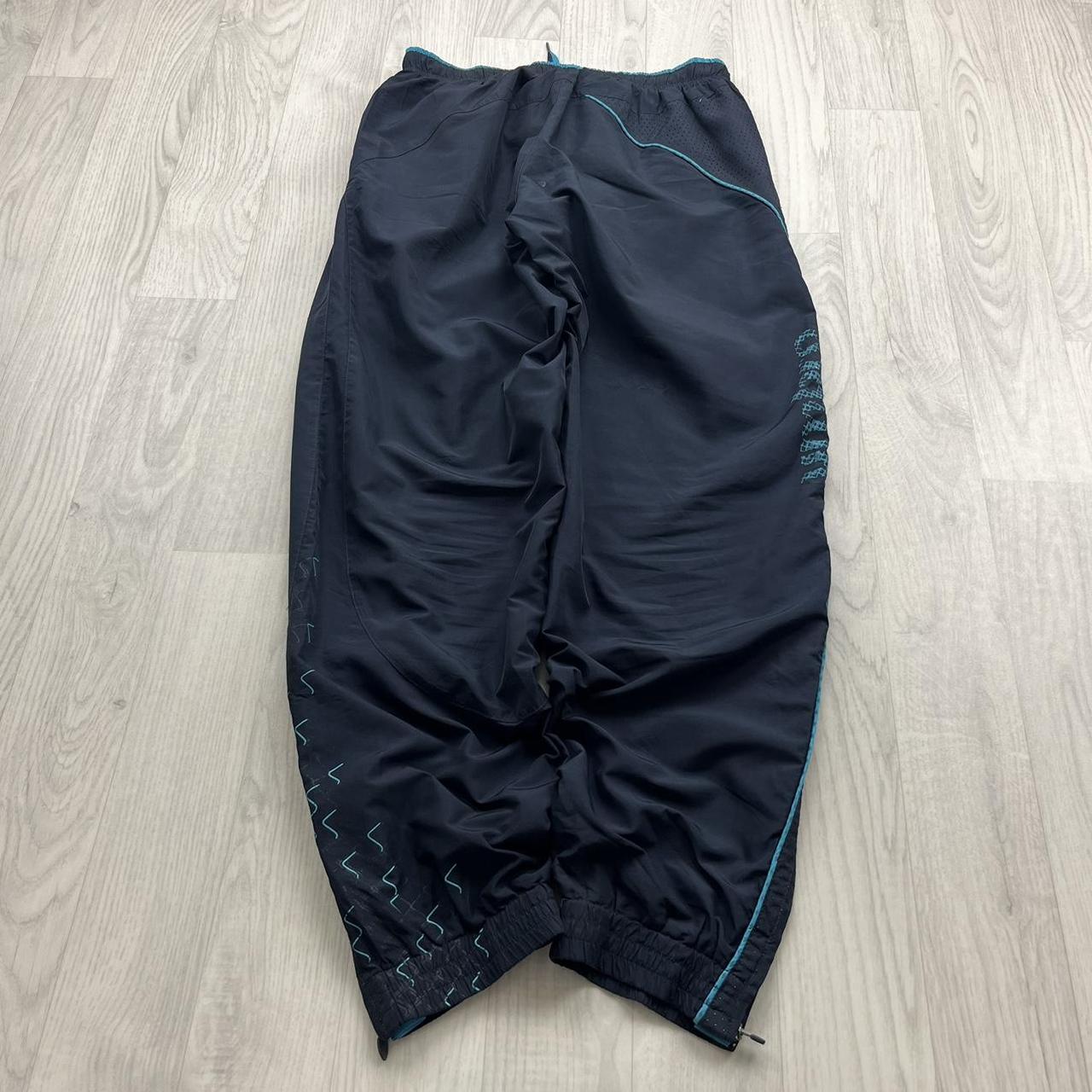 VINTAGE Y2K UMBRO BAGGY TRACKSUIT BOTTOMS NAVY