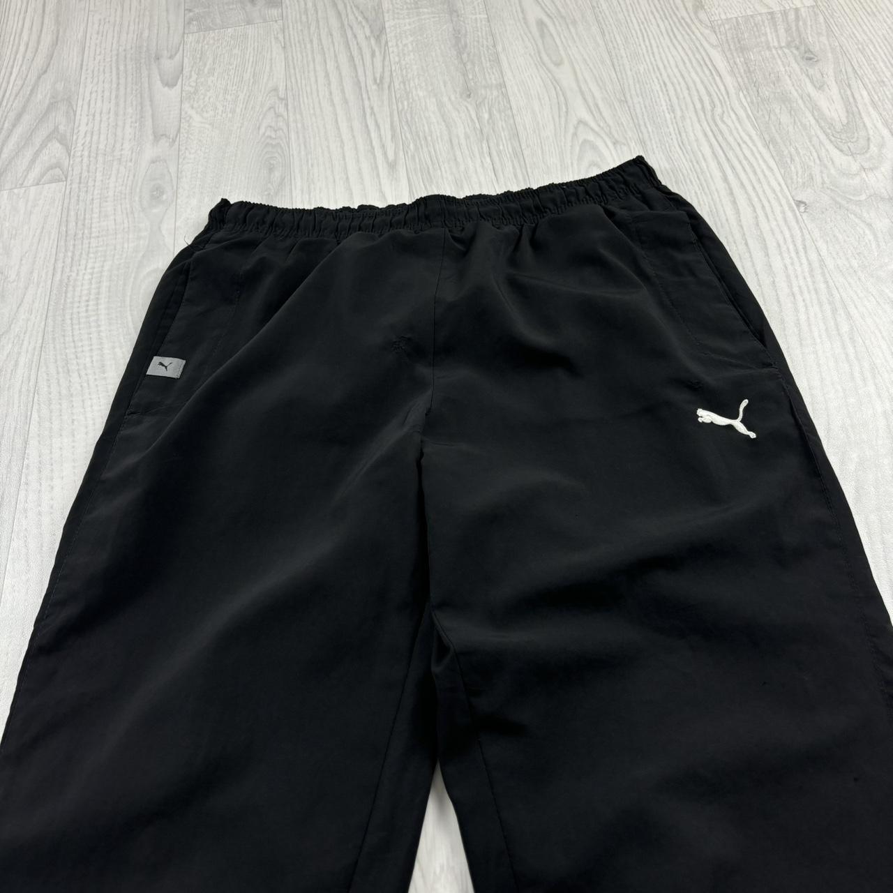 VINTAGE Y2K PUMA BAGGY TRACKSUIT BOTTOMS BLACK