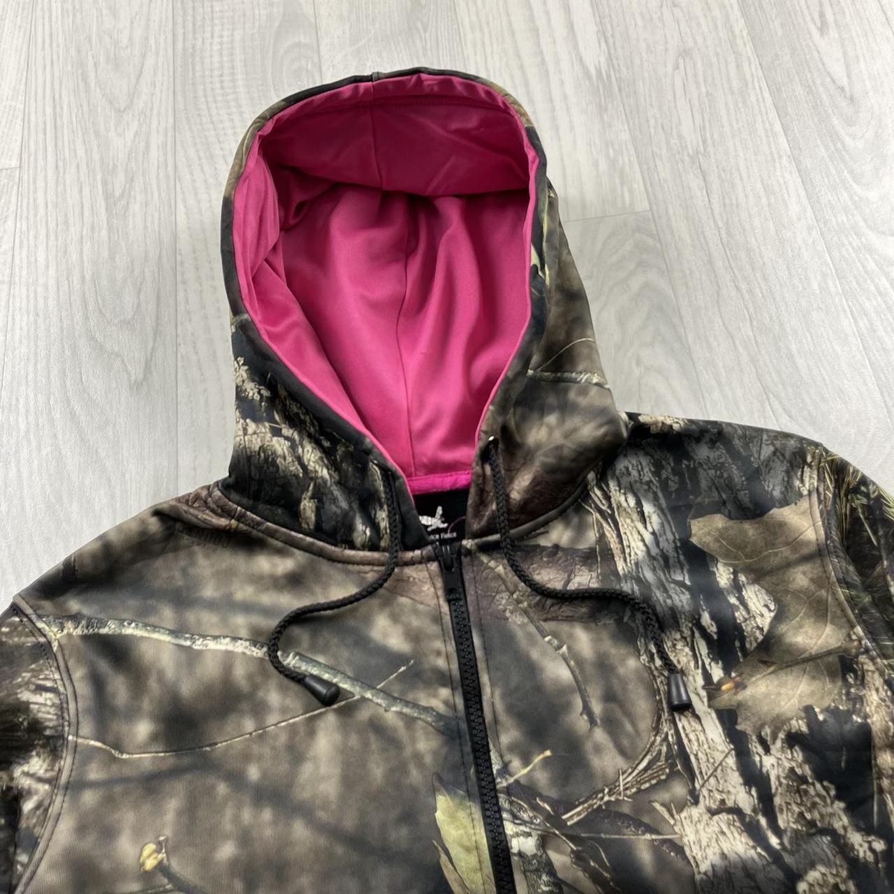 VINTAGE REALTREE ZIP HOODIE CAMO PINK