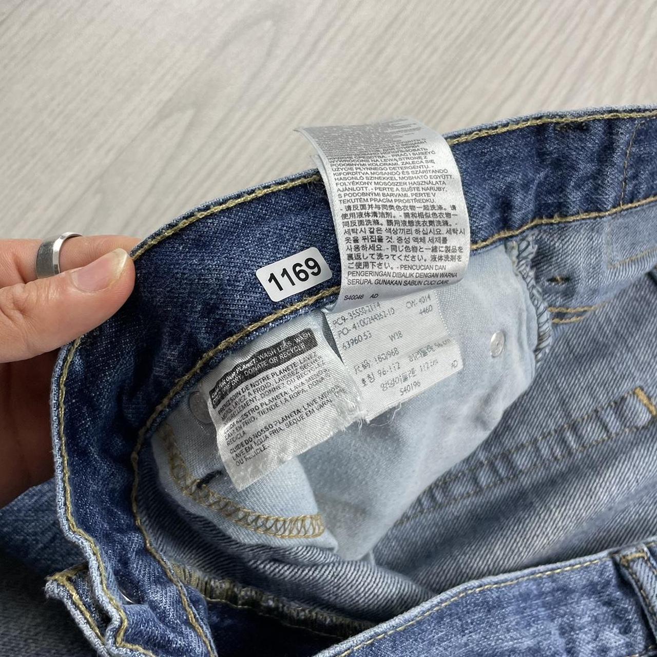 VINTAGE LEVIS 550 BAGGY LOOSE SKATER JORTS NAVY BLUE (38w)