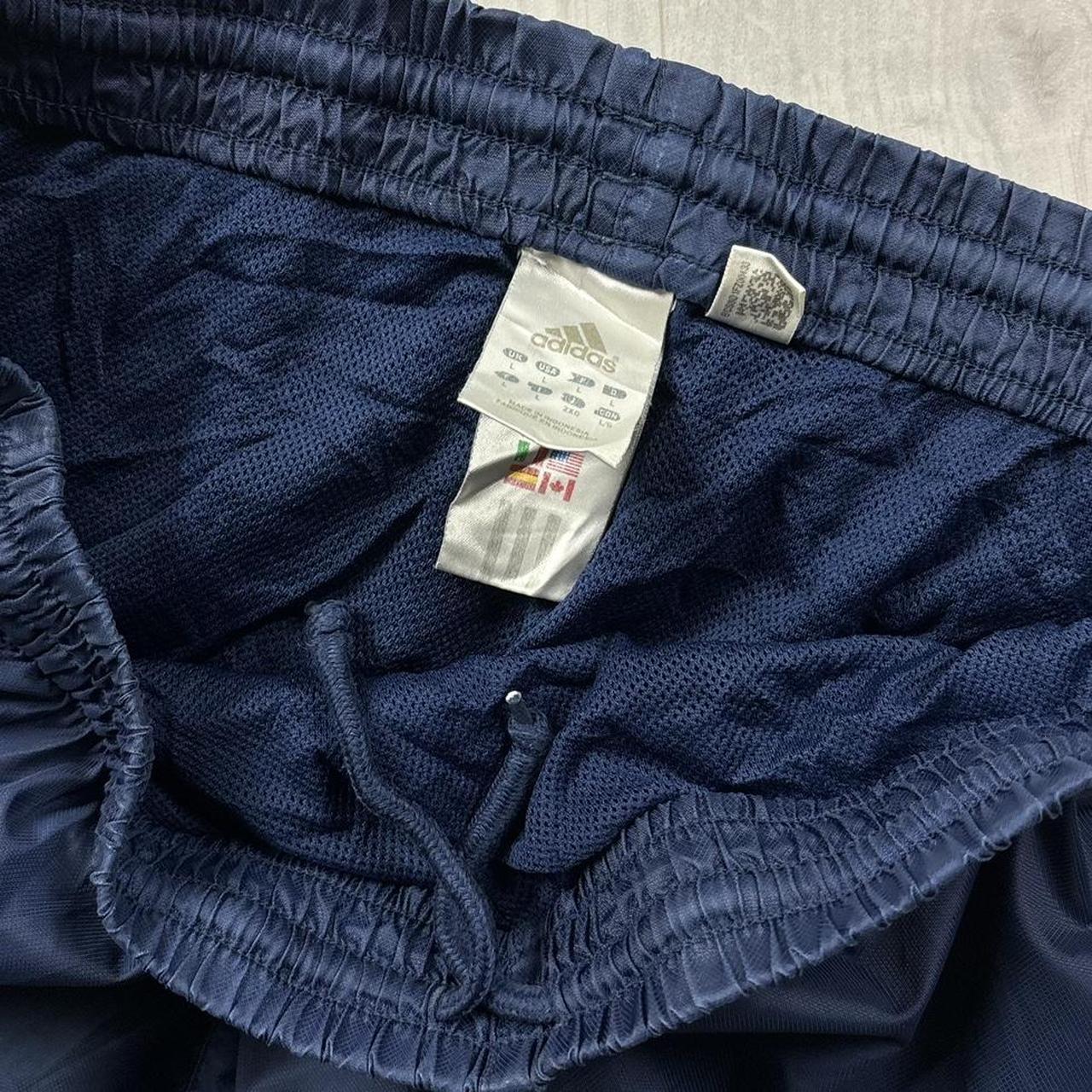 VINTAGE Y2K ADIDAS BAGGY TRACKSUIT BOTTOMS NAVY