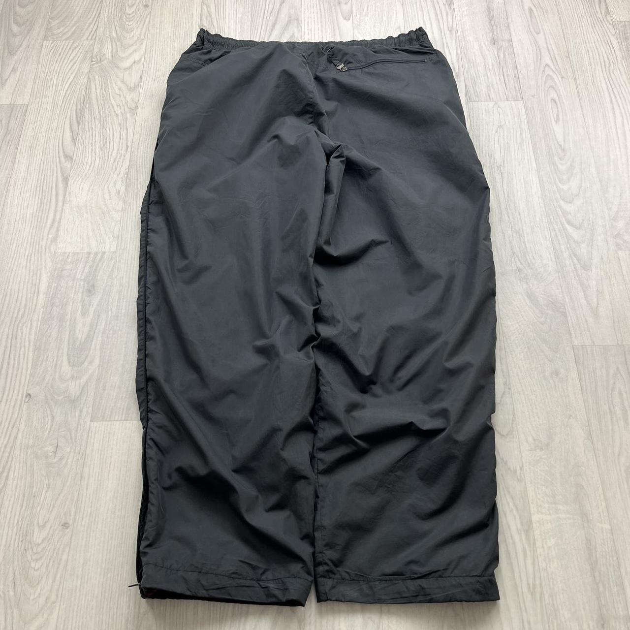 VINTAGE Y2K NIKE BAGGY TRACKSUIT BOTTOMS CHARCOAL GREY