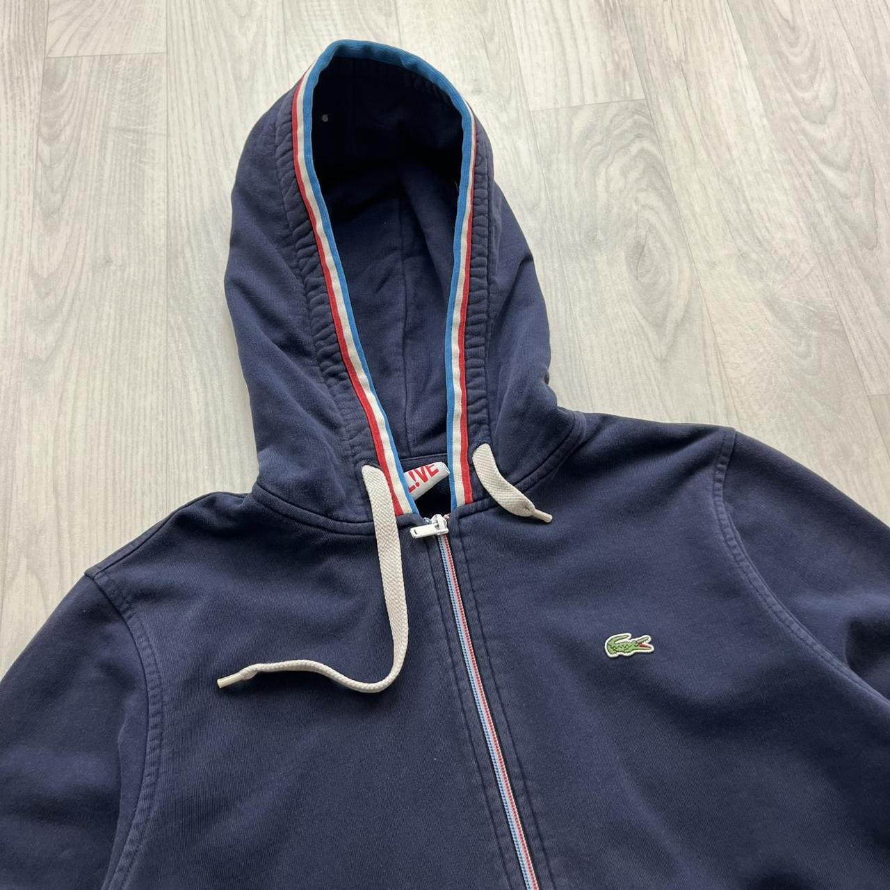 VINTAGE Y2K LACOSTE ZIP HOODIE NAVY