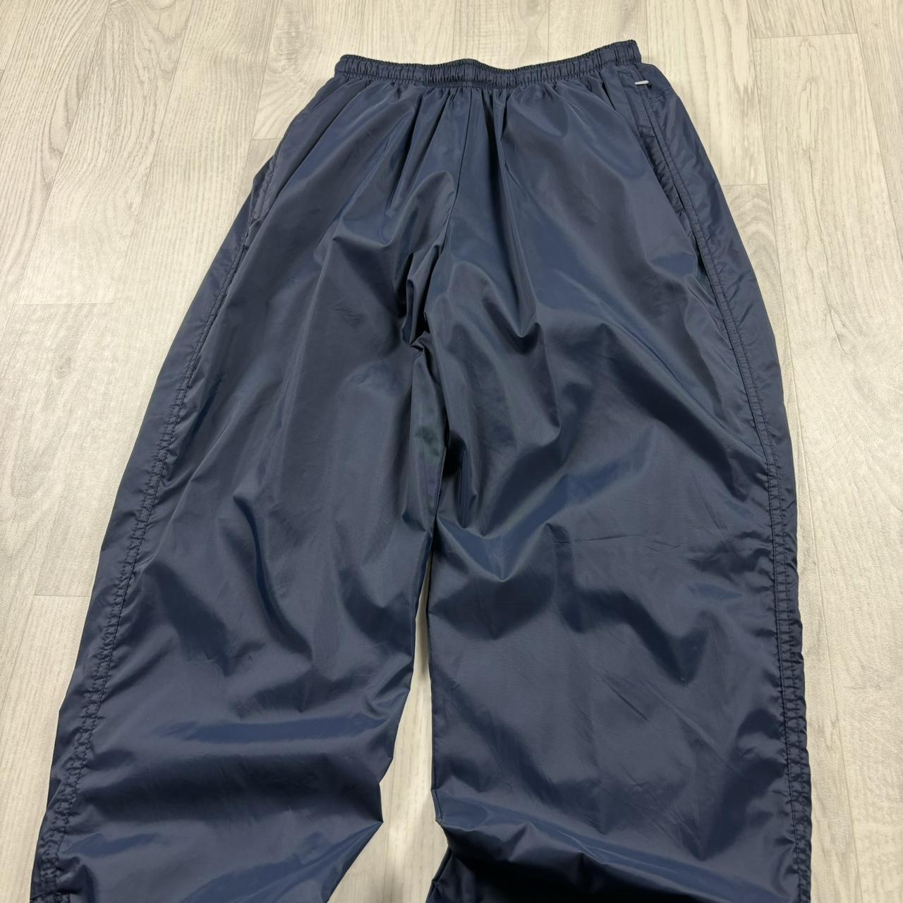 VINTAGE 90s NIKE BAGGY TRACKSUIT BOTTOMS NAVY