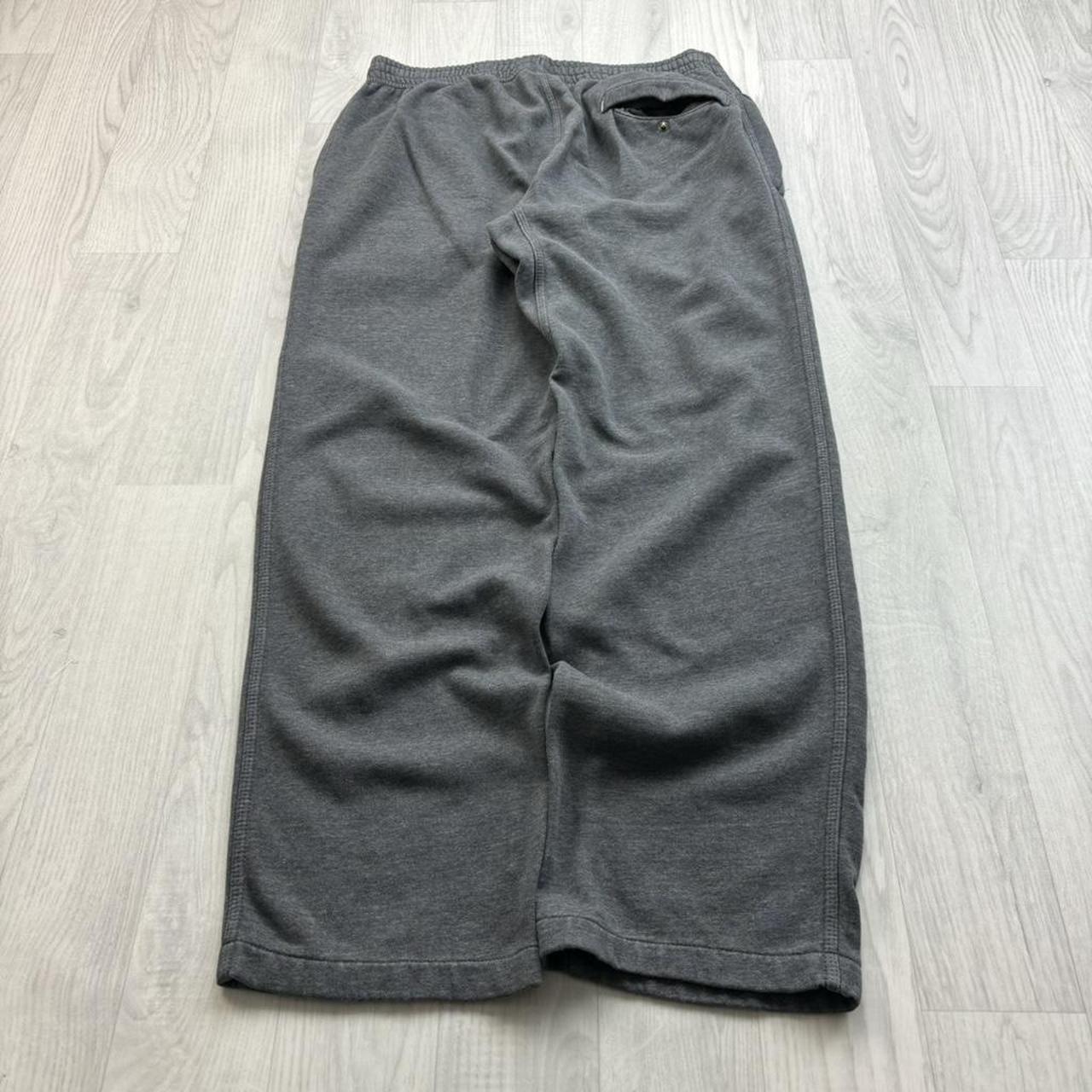 VINTAGE Y2K NIKE BAGGY COTTON SWEATPANTS CHARCOAL GREY