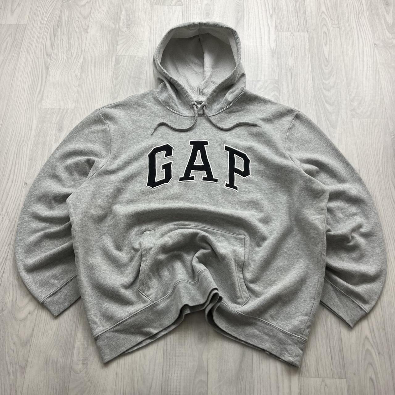 VINTAGE Y2K GAP HOODIE GREY