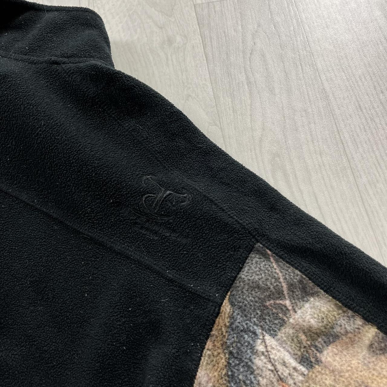 VINTAGE REALTREE ZIP UP FLEECE CAMO BLACK