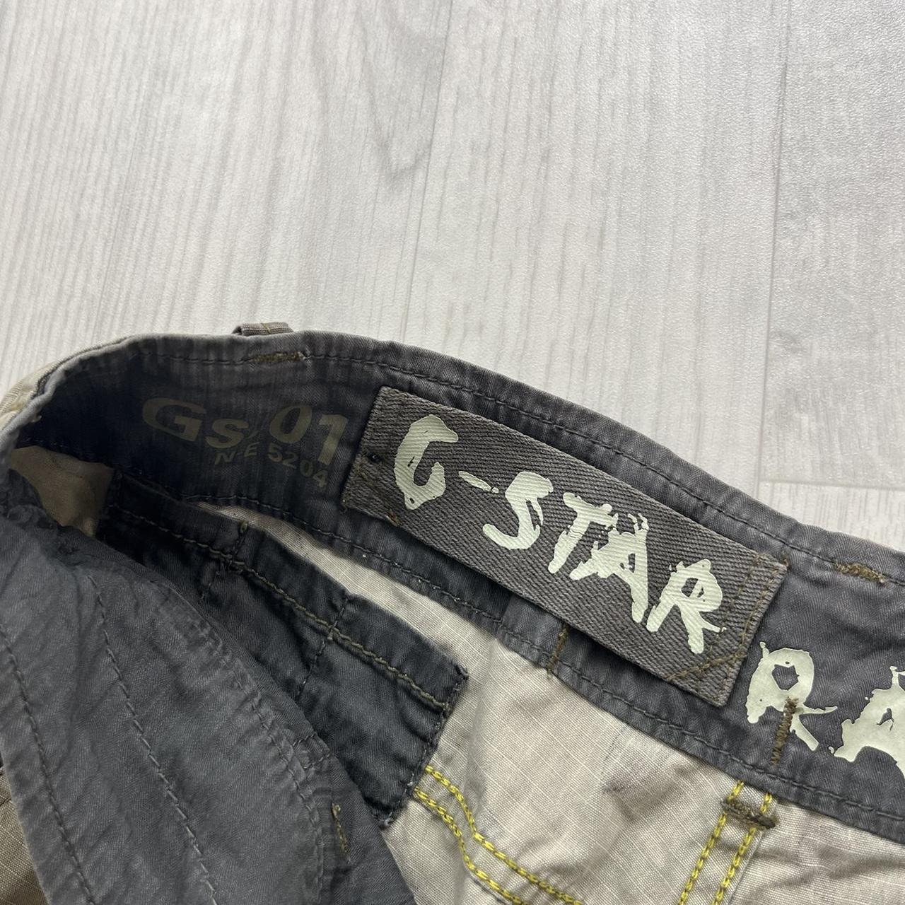VINTAGE Y2K G STAR RAW CAMO CARGO SHORTS