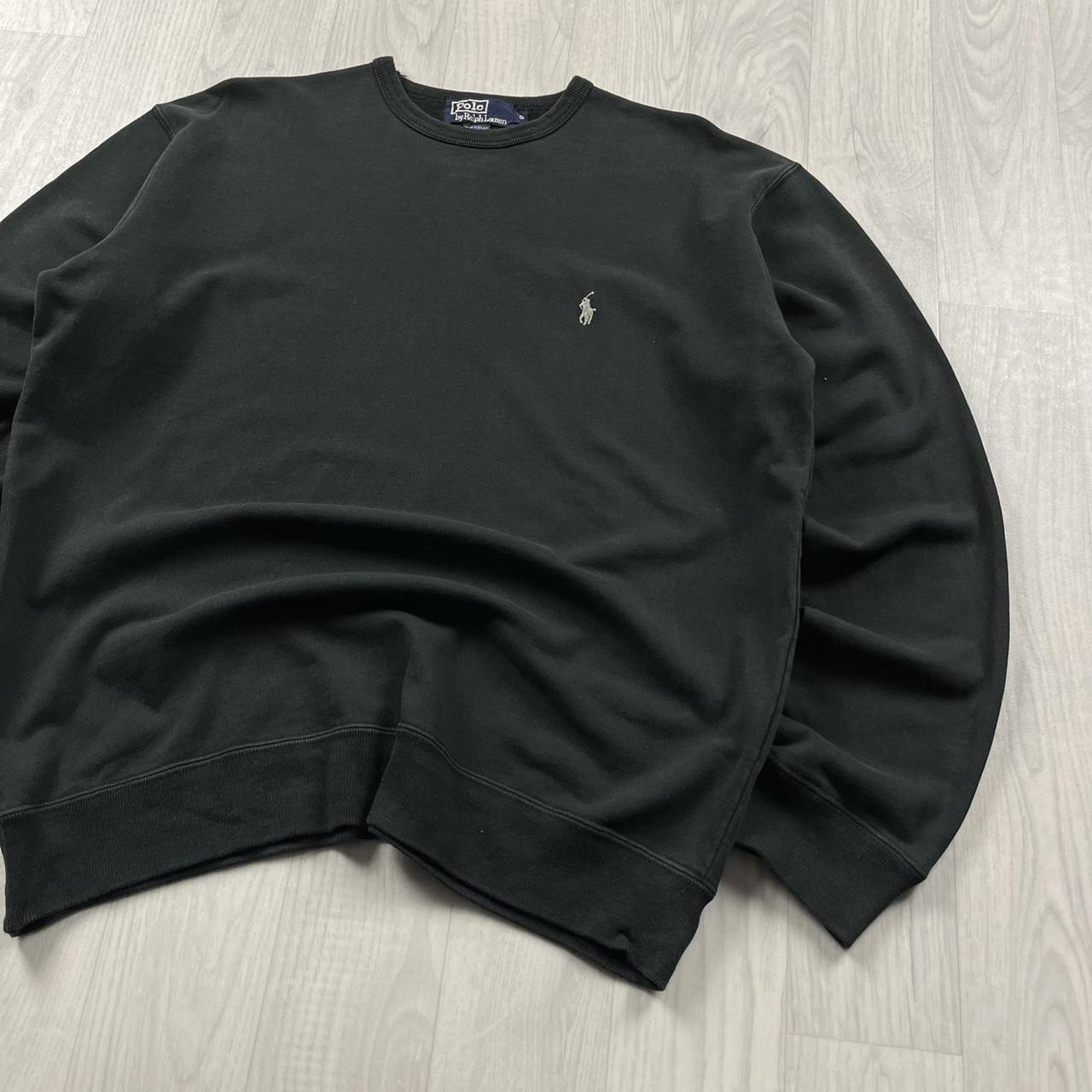 VINTAGE Y2K POLO RALPH LAUREN SWEATSHIRT BLACK