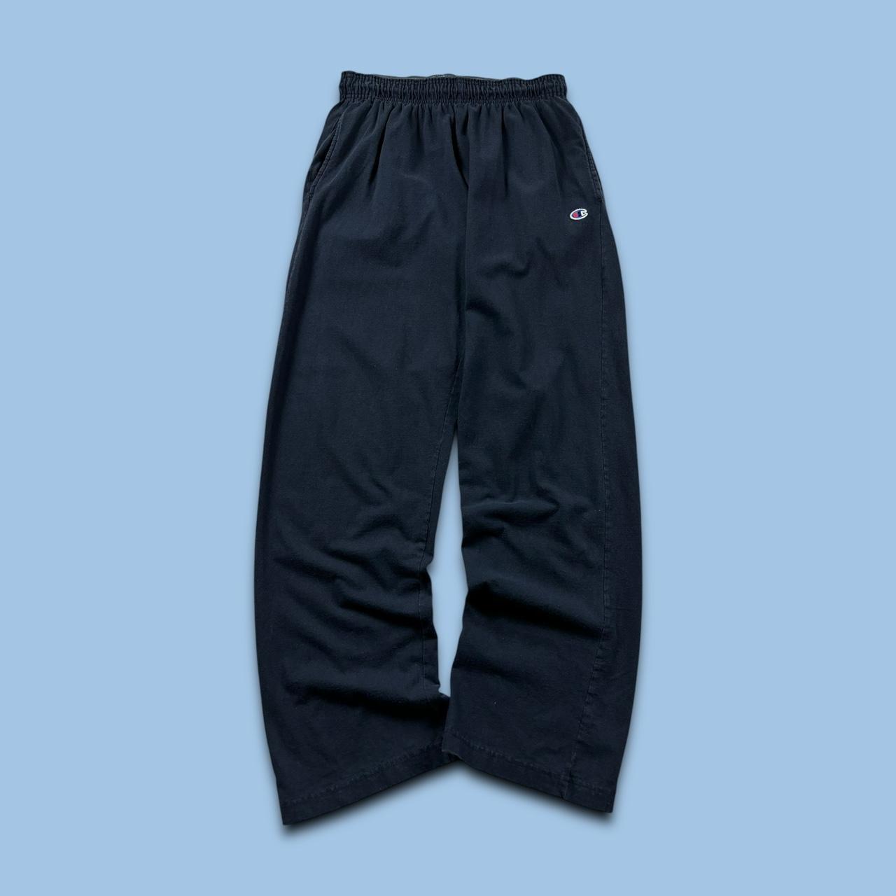 VINTAGE 00s CHAMPION BAGGY LIGHTWEIGHT SWEATPANTS NAVY