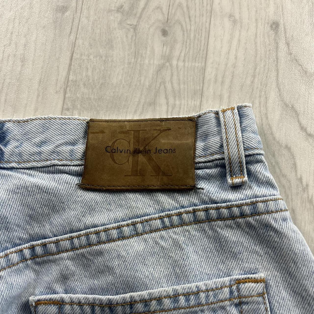 VINTAGE Y2K CALVIN KLEIN TAPERED JEANS LIGHT BLUE