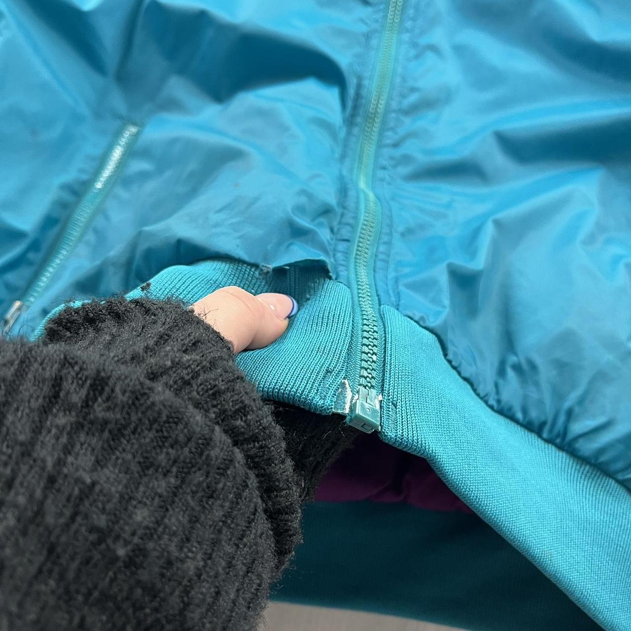 VINTAGE 00s COLUMBIA REVERSIBLE PADDED JACKET PURPLE BLUE