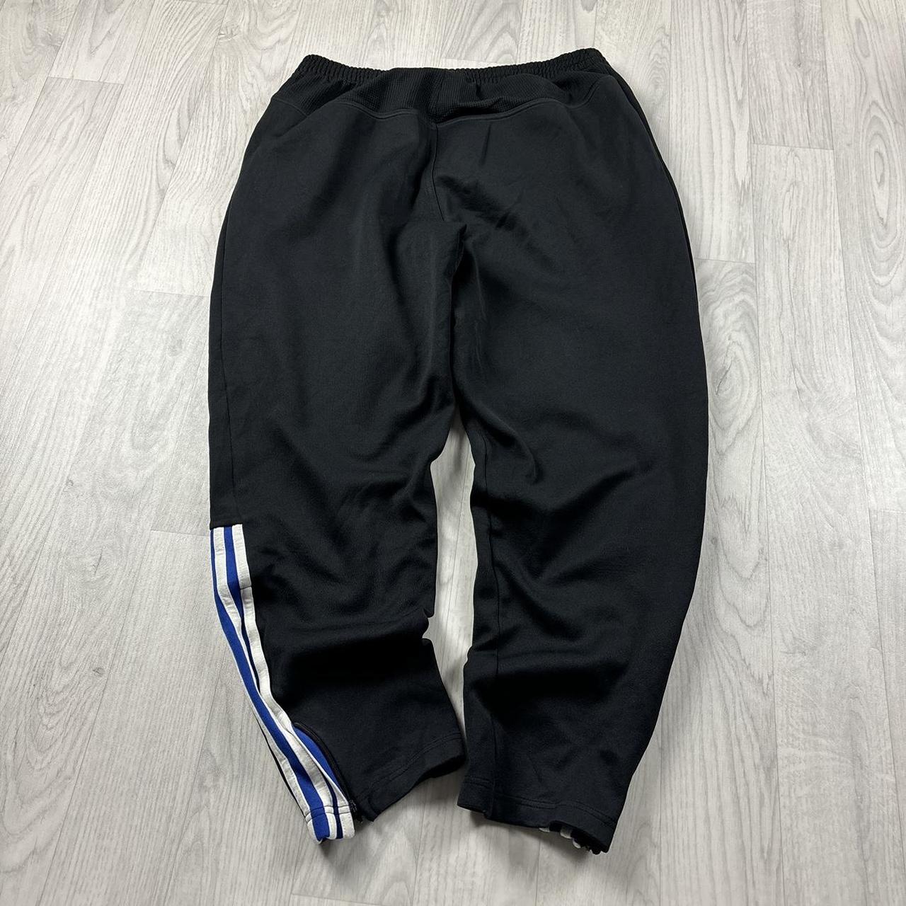 VINTAGE Y2K ADIDAS BAGGY TRACKSUIT BOTTOMS BLACK