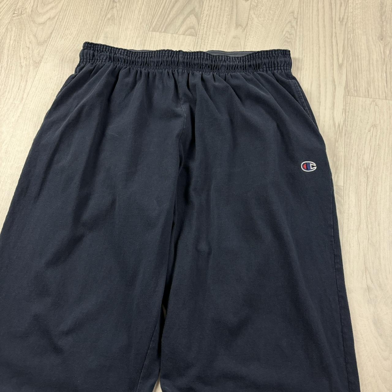 VINTAGE 00s CHAMPION BAGGY LIGHTWEIGHT SWEATPANTS NAVY