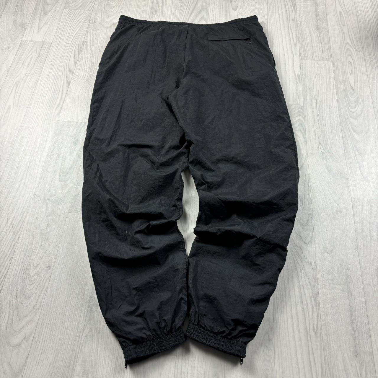 VINTAGE 90s NIKE BAGGY TRACKSUIT BOTTOMS BLACK