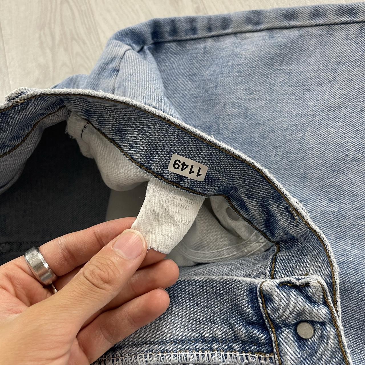 VINTAGE LEE RIDERS BAGGY LOOSE SKATER JORTS LIGHT BLUE (34w)