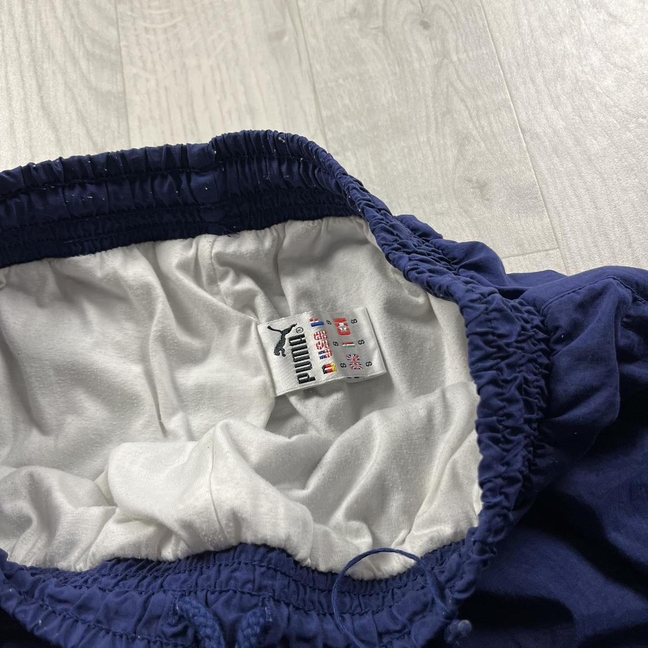 VINTAGE Y2K PUMA BAGGY TRACKSUIT BOTTOMS NAVY