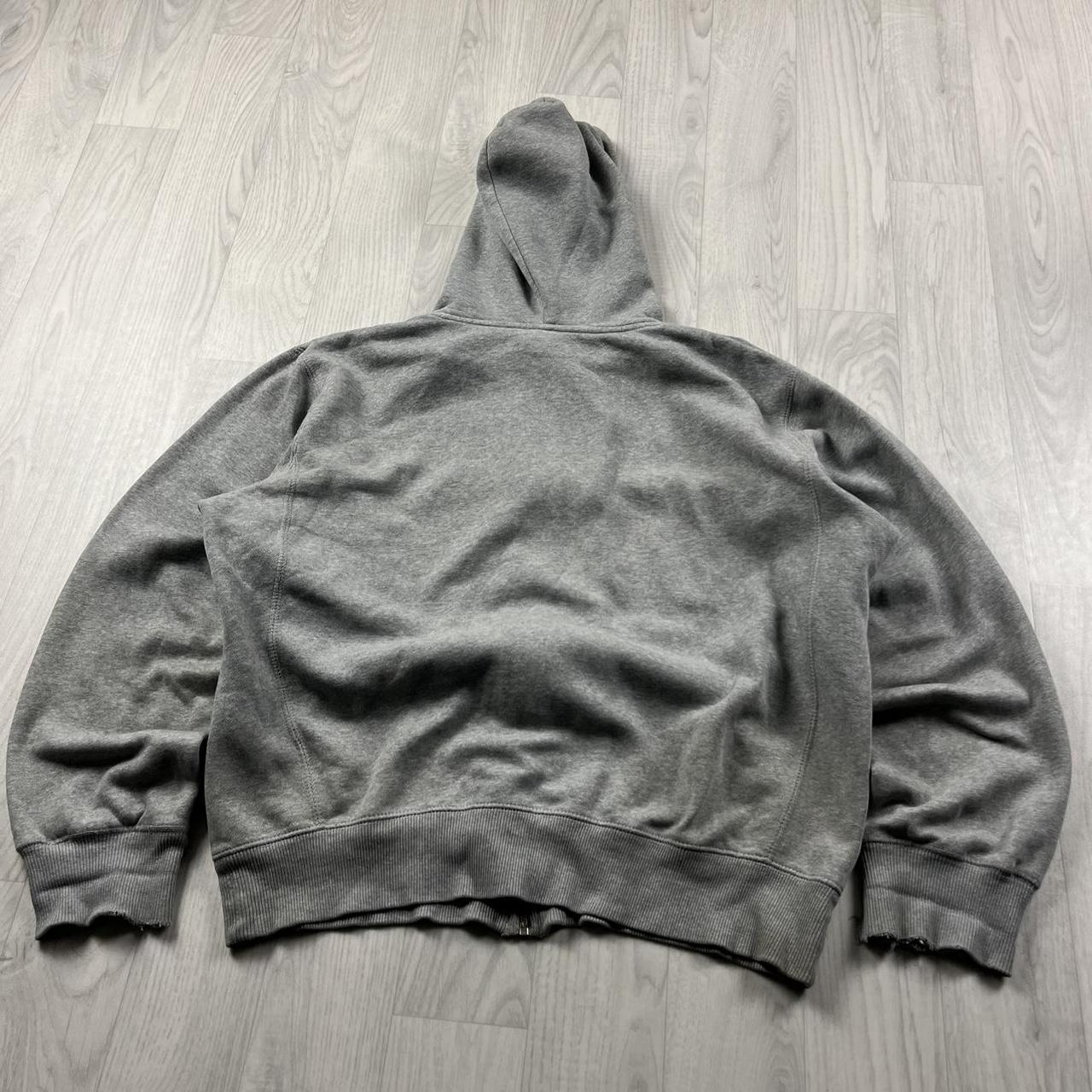 VINTAGE Y2K NIKE ZIP HOODIE GREY