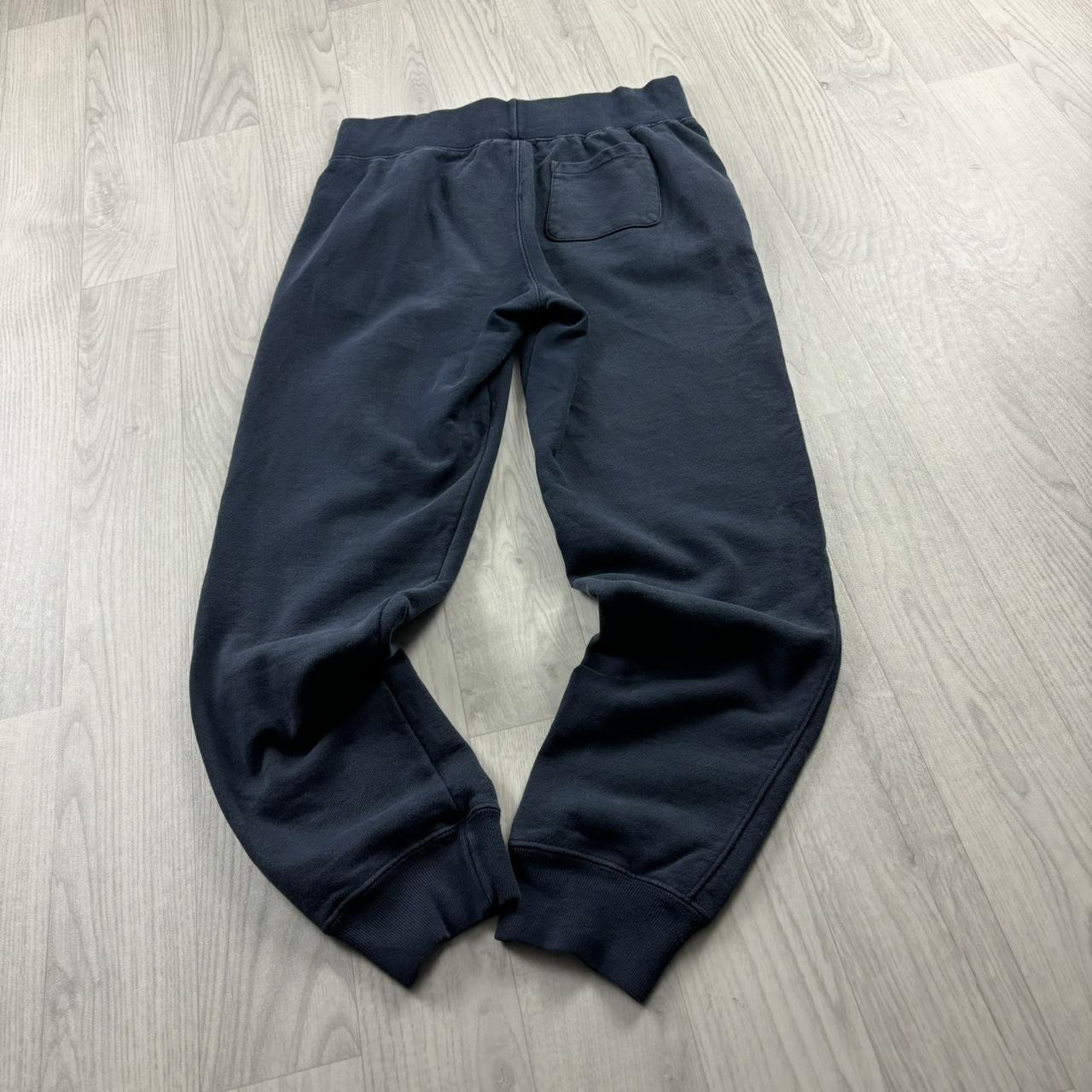 CHAMPION REVERSE WEAVE COTTON SWEATPANTS NAVY
