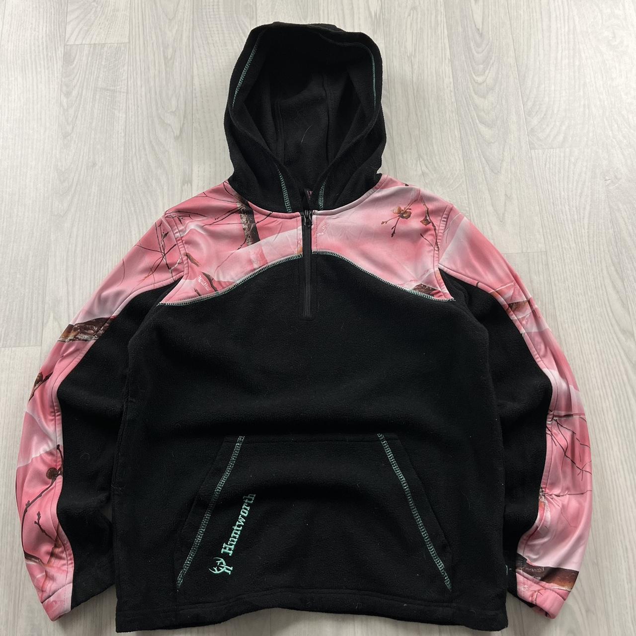 VINTAGE REALTREE HOODIE CAMO PINK BLACK