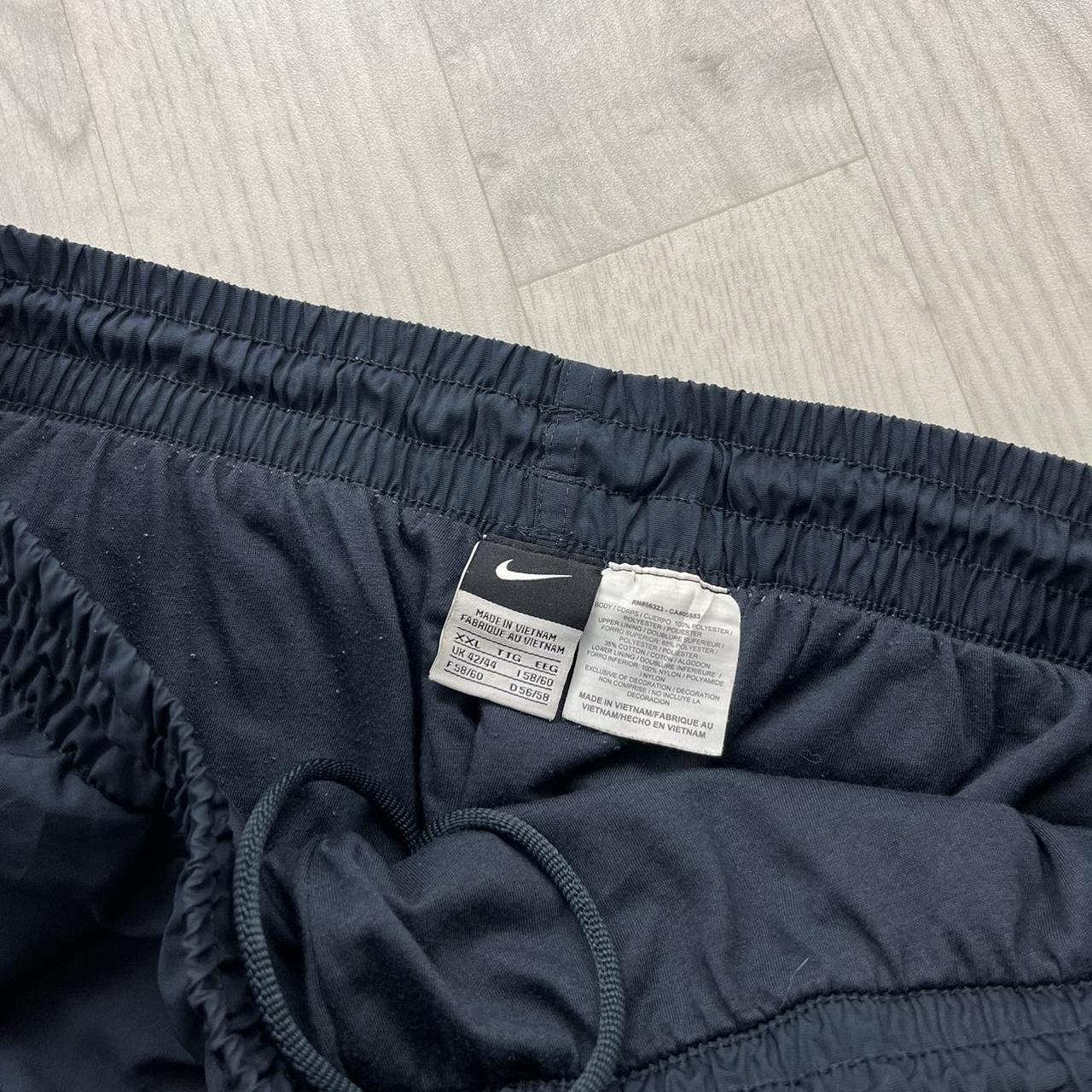 VINTAGE Y2K NIKE WIDE LEG TRACKSUIT BOTTOMS NAVY
