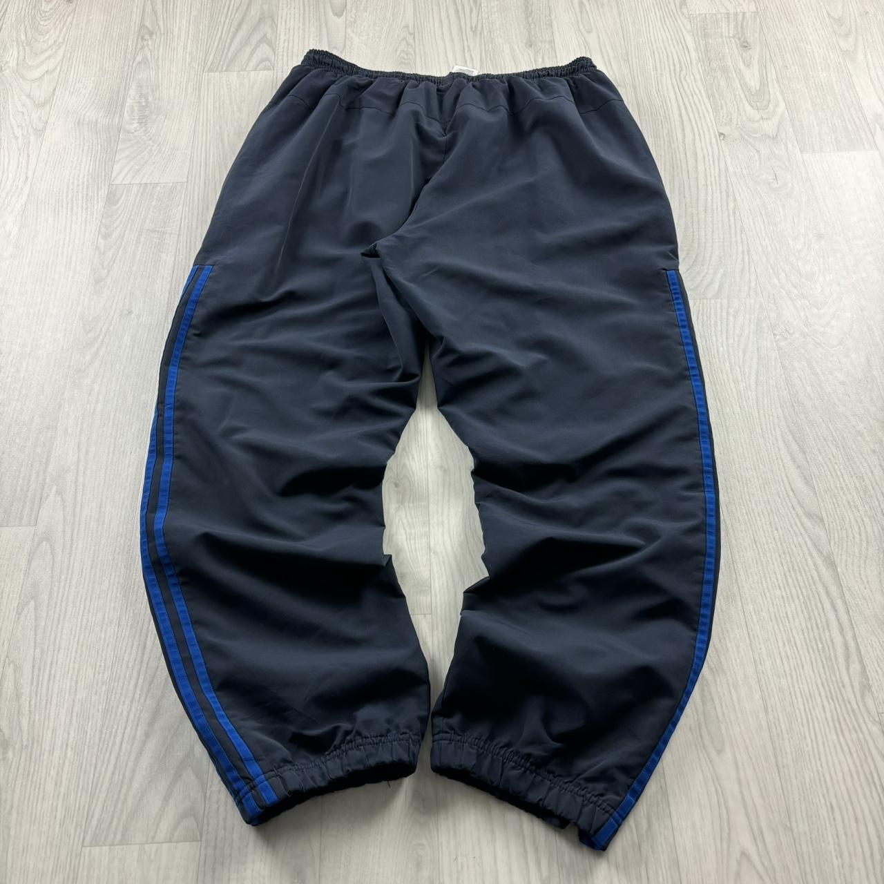 ADIDAS BAGGY TRACKSUIT BOTTOMS BLACK