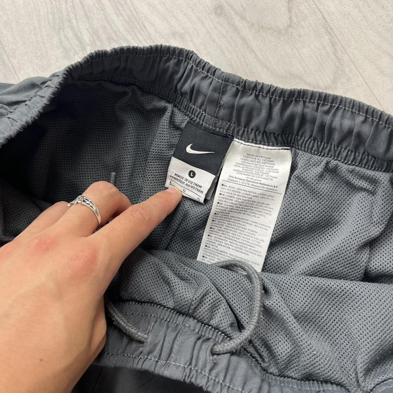 VINTAGE Y2K NIKE BAGGY TRACKSUIT BOTTOMS GREY