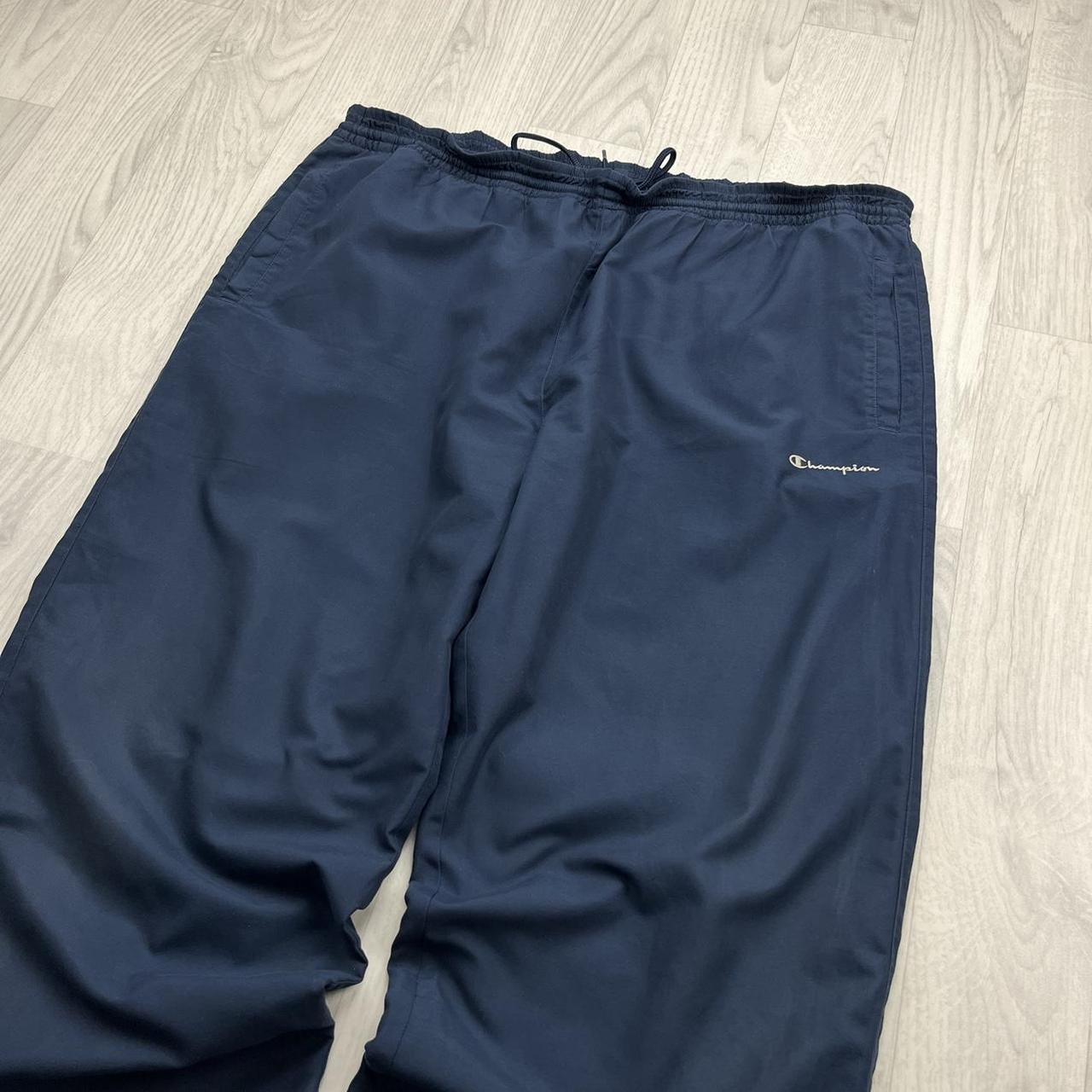 VINTAGE Y2K CHAMPION BAGGY TRACKSUIT BOTTOMS NAVY
