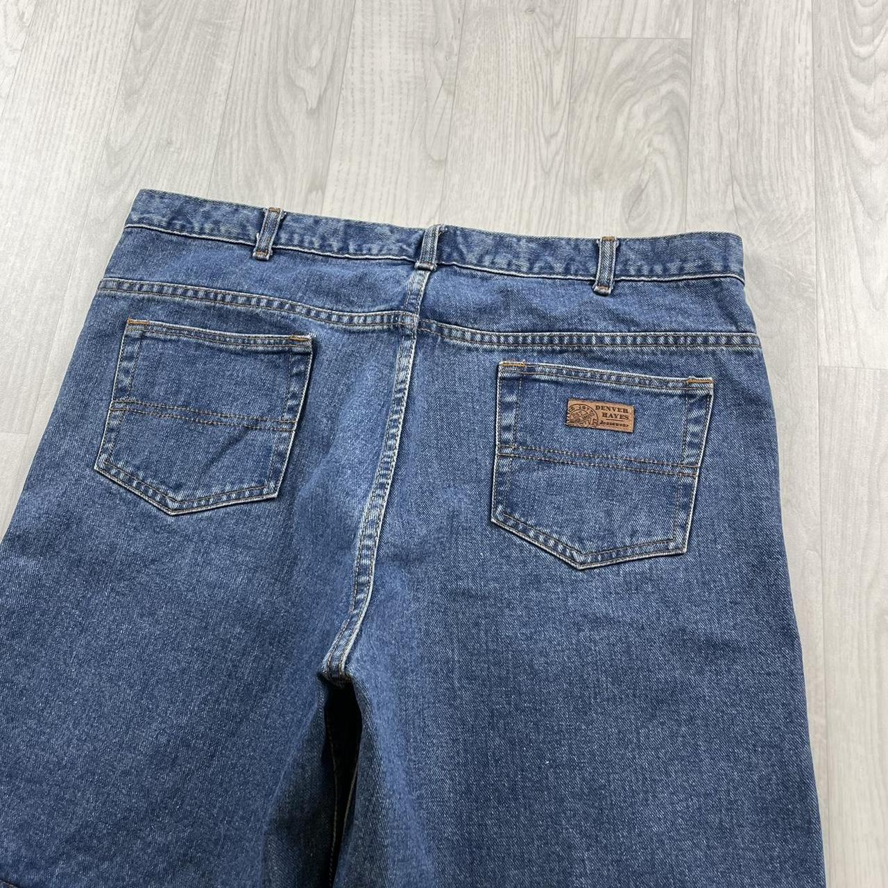 VINTAGE DENVER HAYES BAGGY LOOSE SKATER JORTS BLUE (40w)