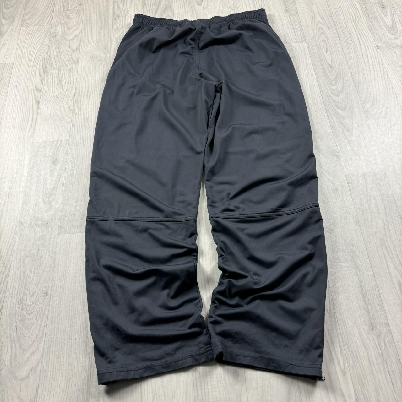 VINTAGE Y2K CHAMPION BAGGY TRACKSUIT BOTTOMS GREY / BLUE