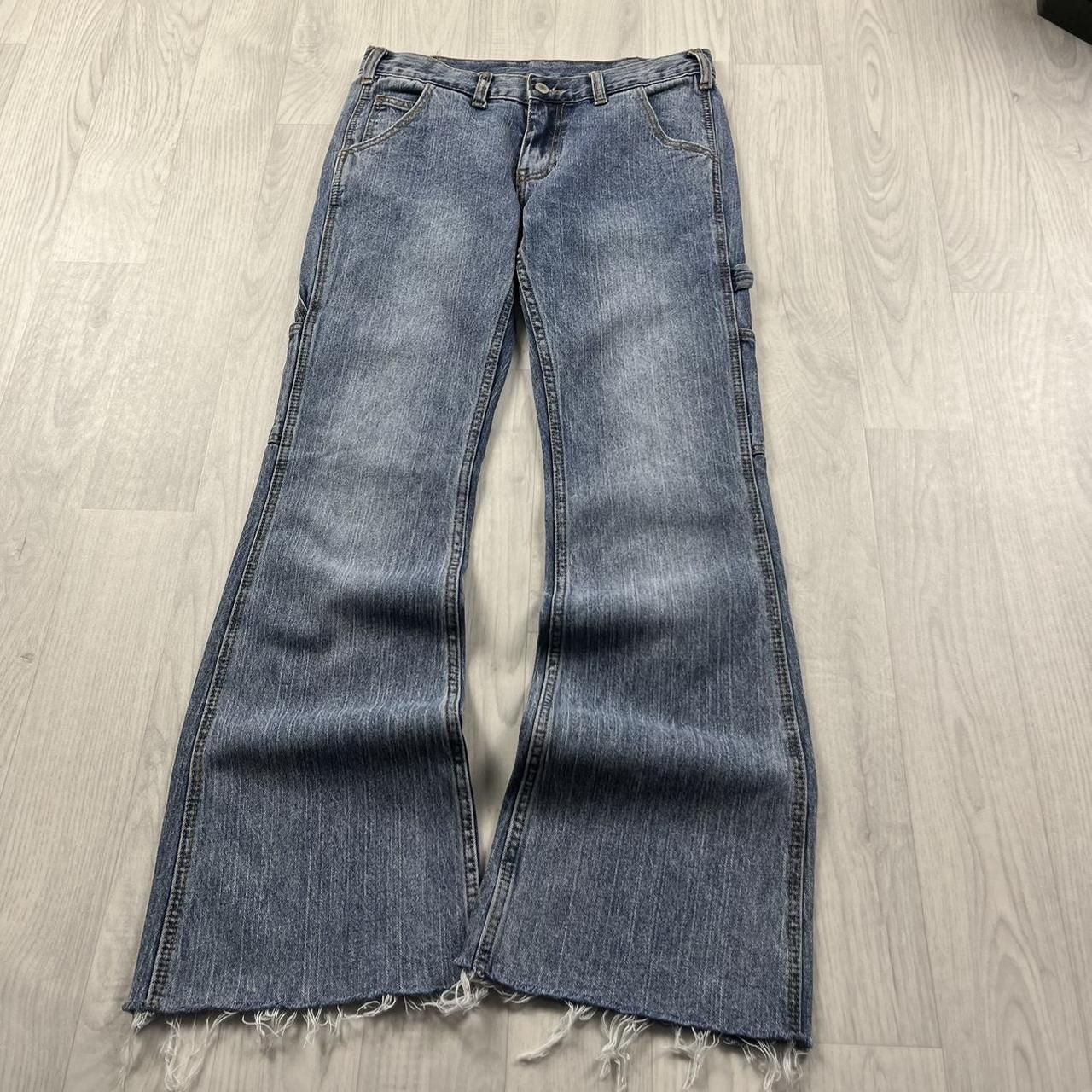 VINTAGE BAGGY BOOTCUT CARPENTER JEANS BLUE