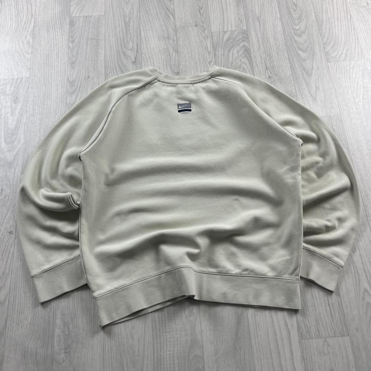 VINTAGE Y2K NIKE SPELL OUT SWEATSHIRT CREAM (S)