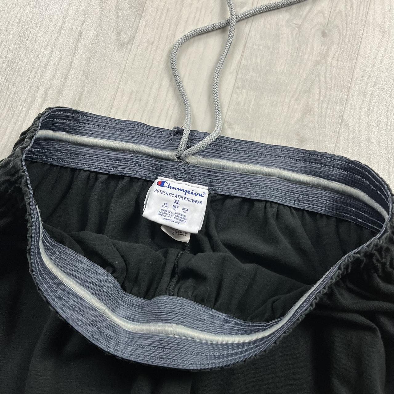 VINTAGE 00s CHAMPION BAGGY LIGHTWEIGHT SWEATPANTS BLACK