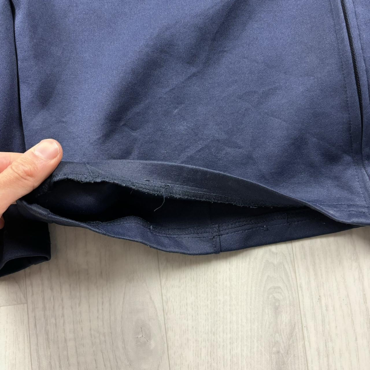 VINTAGE Y2K ADIDAS WIDE LEG TRACKSUIT BOTTOMS NAVY