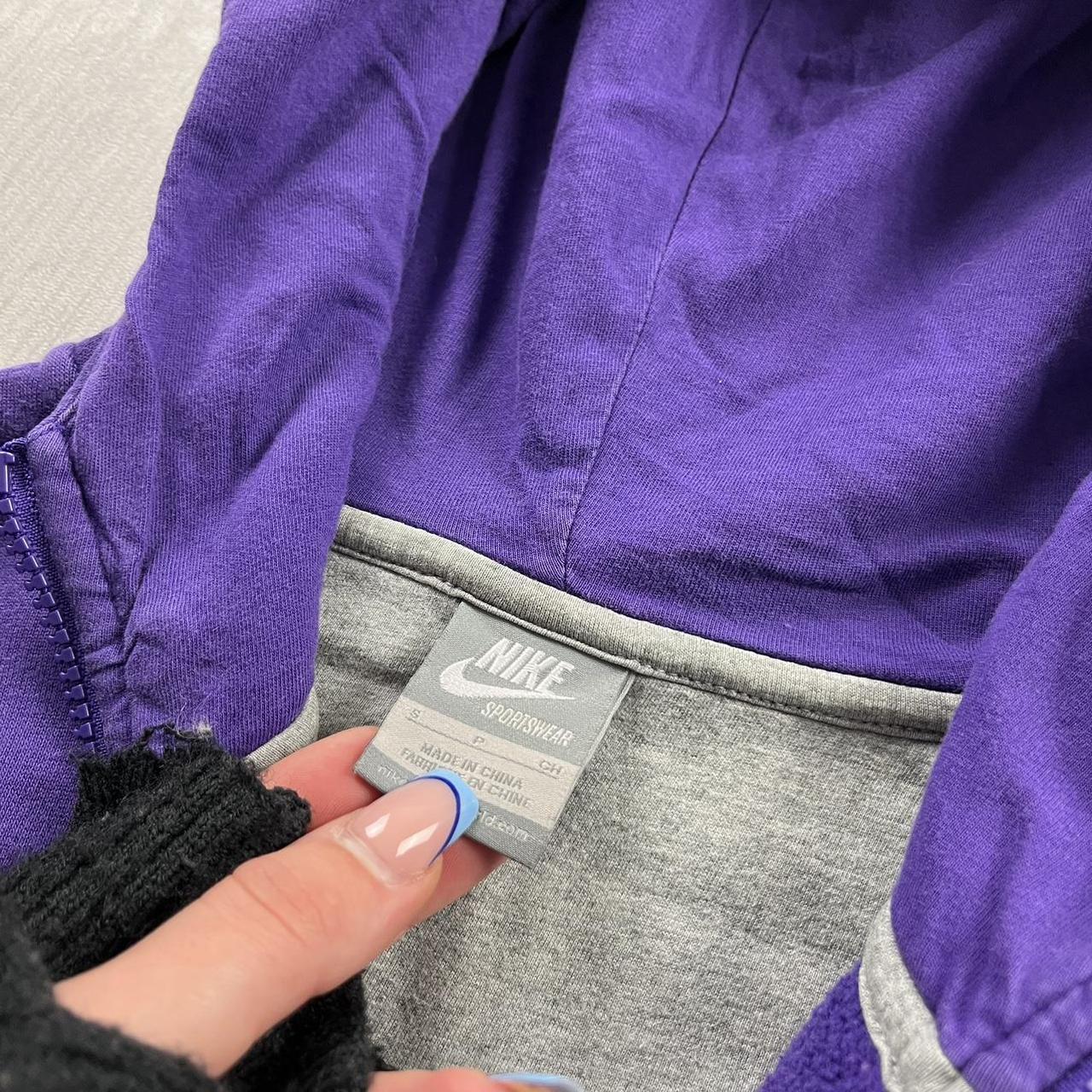 VINTAGE Y2K NIKE ZIP HOODIE PURPLE