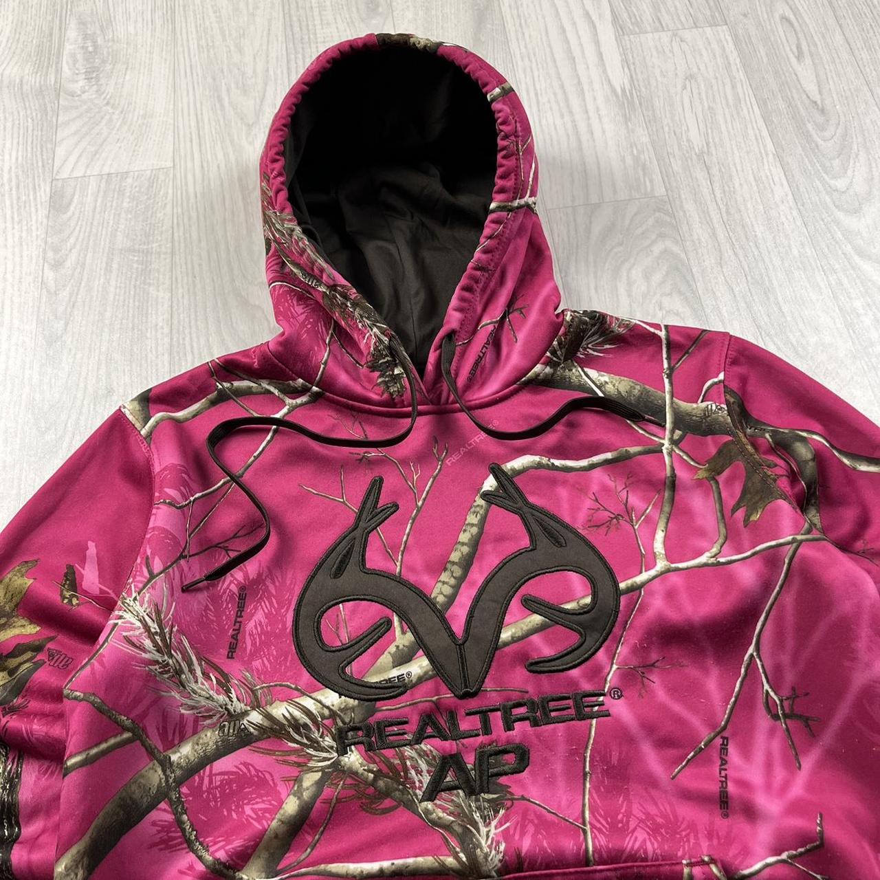 VINTAGE REALTREE HOODIE CAMO PINK