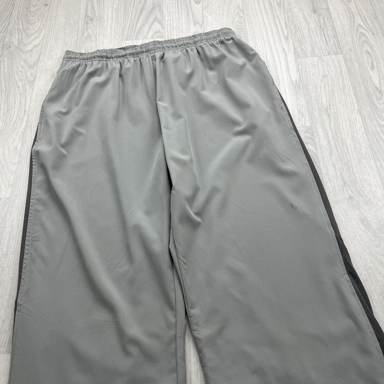 VINTAGE Y2K REEBOK BAGGY TRACKSUIT BOTTOMS GREY