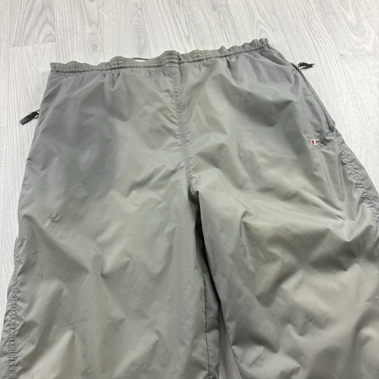 VINTAGE Y2K CHAMPION BAGGY TRACKSUIT BOTTOMS GREY