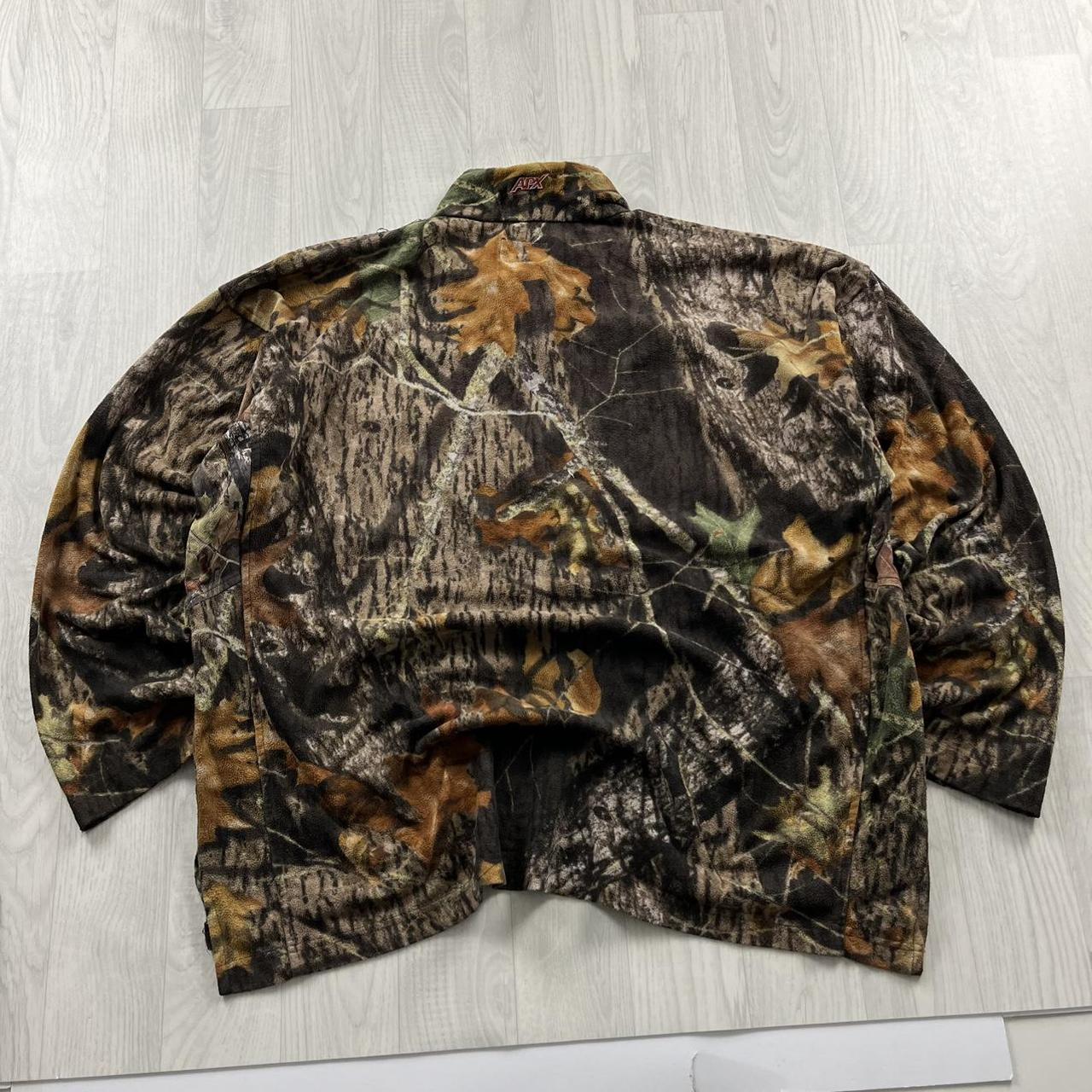 VINTAGE MOSSY OAK REALTREE QUARTER ZIP FLEECE CAMO