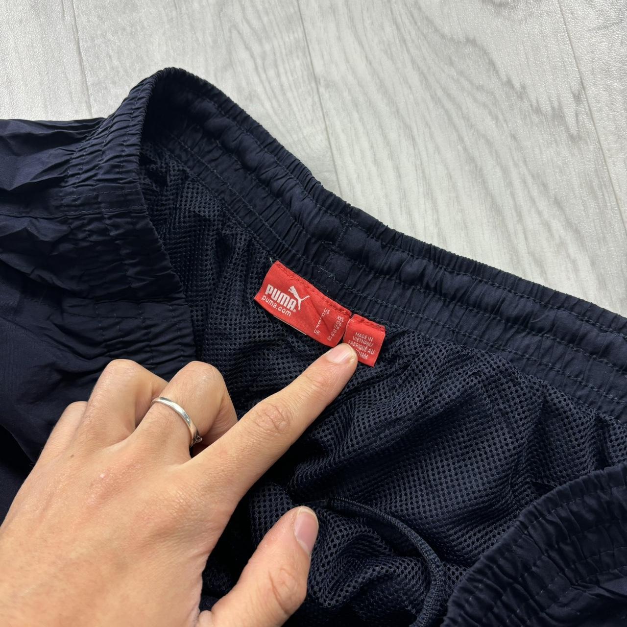 VINTAGE Y2K PUMA BAGGY TRACKSUIT BOTTOMS NAVY