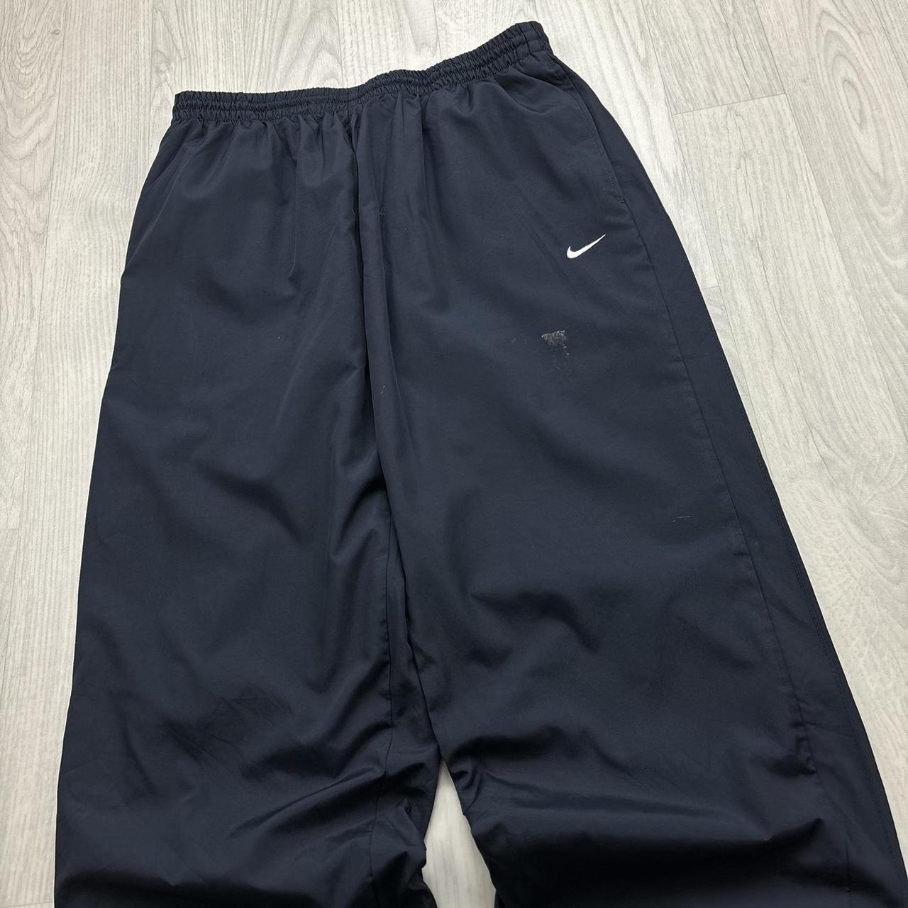 VINTAGE Y2K NIKE BAGGY TRACKSUIT BOTTOMS NAVY